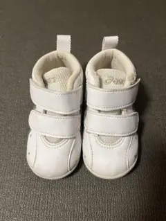 ASICS ベビーシューズ ホワイト 星柄　13.5