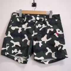 PEARLYGATESパーリーゲイツPGカモフラージュ ショートパンツＳサイズ