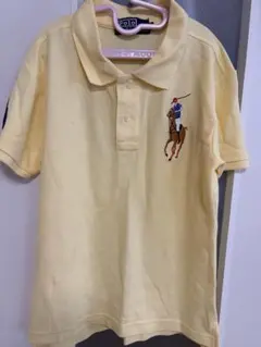 ポロバイラルフローレン　半袖　ポロシャツ ビッグポニー　イエロー　S