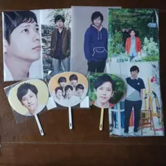 嵐　二宮和也 クリアファイル5枚&ミニうちわ 3枚セット