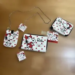 スヌーピー　ベル　ポーチ セット