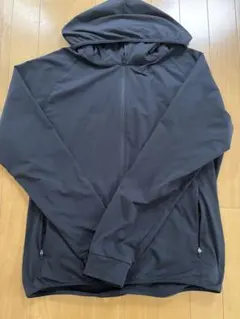 ドライEXUVカットフルジップパーカ ブラック