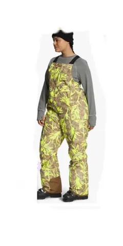 THE NORTH FACE スキー用オーバーオール リーフ柄