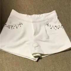 one way  ホワイトショートパンツ