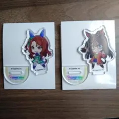 【匿名配送】ウマ娘 アクリルスタンド キングヘイロー エルコンドルパサー セット