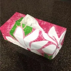 ティシュケースボックス   ハワイアンファブリック  フラダンス