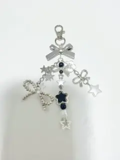 リボンと星のチャーム