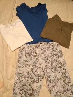 コーデ　パンツ１　トップス３　４点セット