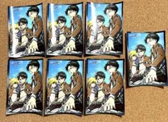 進撃の巨人　スリーブ　7枚　エレン　アルミン　リヴァイ