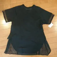 デザインカットソー 黒