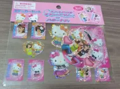 オシャレ魔女ラブandベリー　ハローキティコラボシール　サンリオ