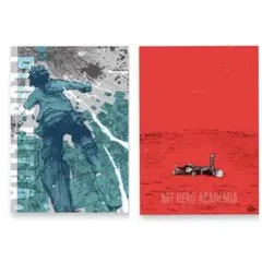 ヒロアカ 原画展 A2アートポスター2枚セット 頑張れ 緑谷出久 爆豪勝己