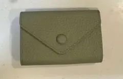 レディース ｜カードケース ｜牛革 ミニ｜コンパクト ｜軽量 ｜グリーン
