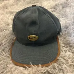 NIKE ヴィンテージ キャップ 80s レザー ツバ スウッシュ 金具