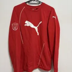 PUMA スウェット 赤 レッド プーマ メンズS〜M、レディースM〜L