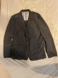 COMME des GARÇONS ナイロン テーラードジャケット　ブラックのサムネイル