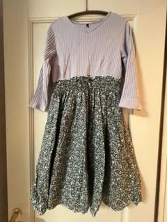 ユナイテッドアローズ グリーンレーベル　155 キッズ　ワンピース　ラベンダー