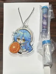 ホロライブ アクリルキーホルダー ＆ペンライトチャーム 雪花ラミィセット