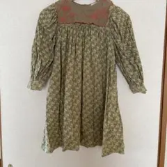 BIEN A BIEN 花柄長袖ワンピース 100cm~