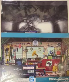 t*a様 一番くじ　機動戦士ガンダム　ジークアクス　H賞　クリアポスター　2枚セ