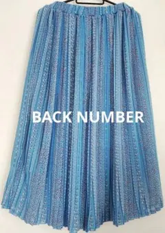 BACK NUMBER 花柄 プリーツスカートのサムネイル