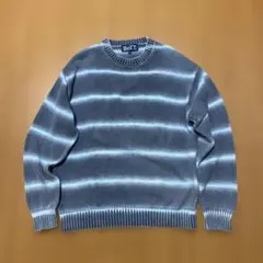 未使用 KODAI YASUNO ニット セーター 藍 ブルー 青 XL - メルカリ