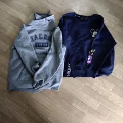 Disneyとsmackのトレーナー2点セット