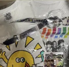 Aぇ！group おてんと魂 Tシャツ、ステッカーセット 全ツ ロンＴ