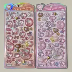 【国内正規品】うるちゅるポップシール　サンリオベビー　キティ　マイメロ　2枚