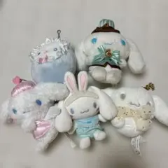 おまけ付き！シナモロール　ぬいぐるみキーホルダーセット☺︎