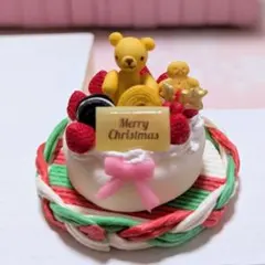 クッキーくまさんのクリスマスケーキ
