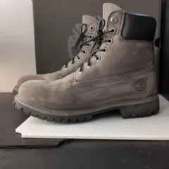 【美品】Timberland プレミアムブーツ グレー 7.5w