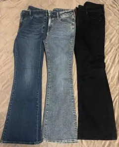 GU フレアパンツ　セット