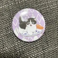 猫 寿司デザイン 缶バッジ くら寿司