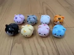 チョロQ猫型おもちゃカーセット 8個入り