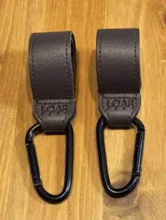 LOAR カラビナ付きストラップ 《色:エスプレッソ》