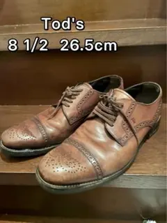 トッズ 革靴 レザーダービーシューズ 8 1/2 26.5cmのサムネイル