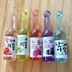 韓国 ボトル アクセサリー チャーム ミニチュア ドール