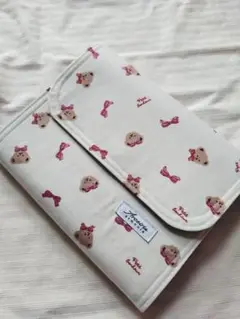 ハンドメイド☆くまさん柄 母子手帳ケース マルチケース