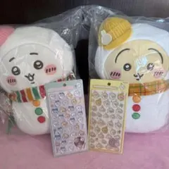 ちいかわ　エニマイくじ　A賞　C賞　ボンボンドロップシール　うさぎ　ハチワレ