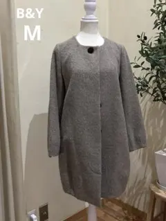B&Y ユナイテッドアローズ ノーカラーコート M