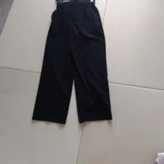 GU　ワイドパンツ　S　黒　ブラック　ジーユー　パンツ　ズボン