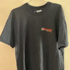 Hanes BEEFY-T ドラッグレース プリントTシャツ 黒 L