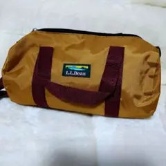 L.L.Bean 2way ミニドラムバッグ ショルダー　レスポミニボストン茶色のサムネイル