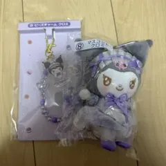 マイメロ 一番くじクロミ マスコットとピースチャーム セット