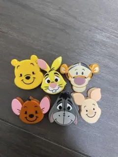 くまのプーさん キャラクターグッズ クリップ6個セット