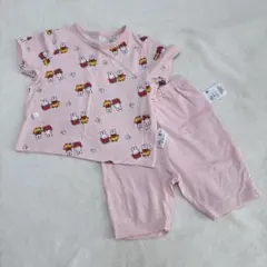 ユニクロ　ミッフィー　ドライパジャマ　ルームウェア　ピンク　80