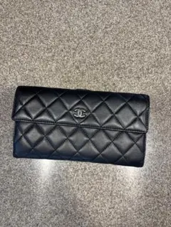CHANEL マトラッセ 長財布 ブラックのサムネイル