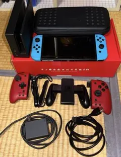 Switch本体一式 グリップコントローラ&512GBSDカード付きでお買い得！