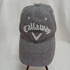 Callaway チェック柄キャップ